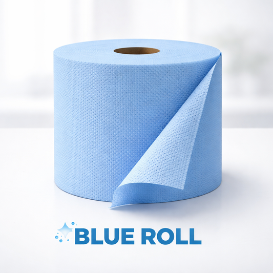 Blue roll 2ply Centrefeed Rolls | 6 Cases