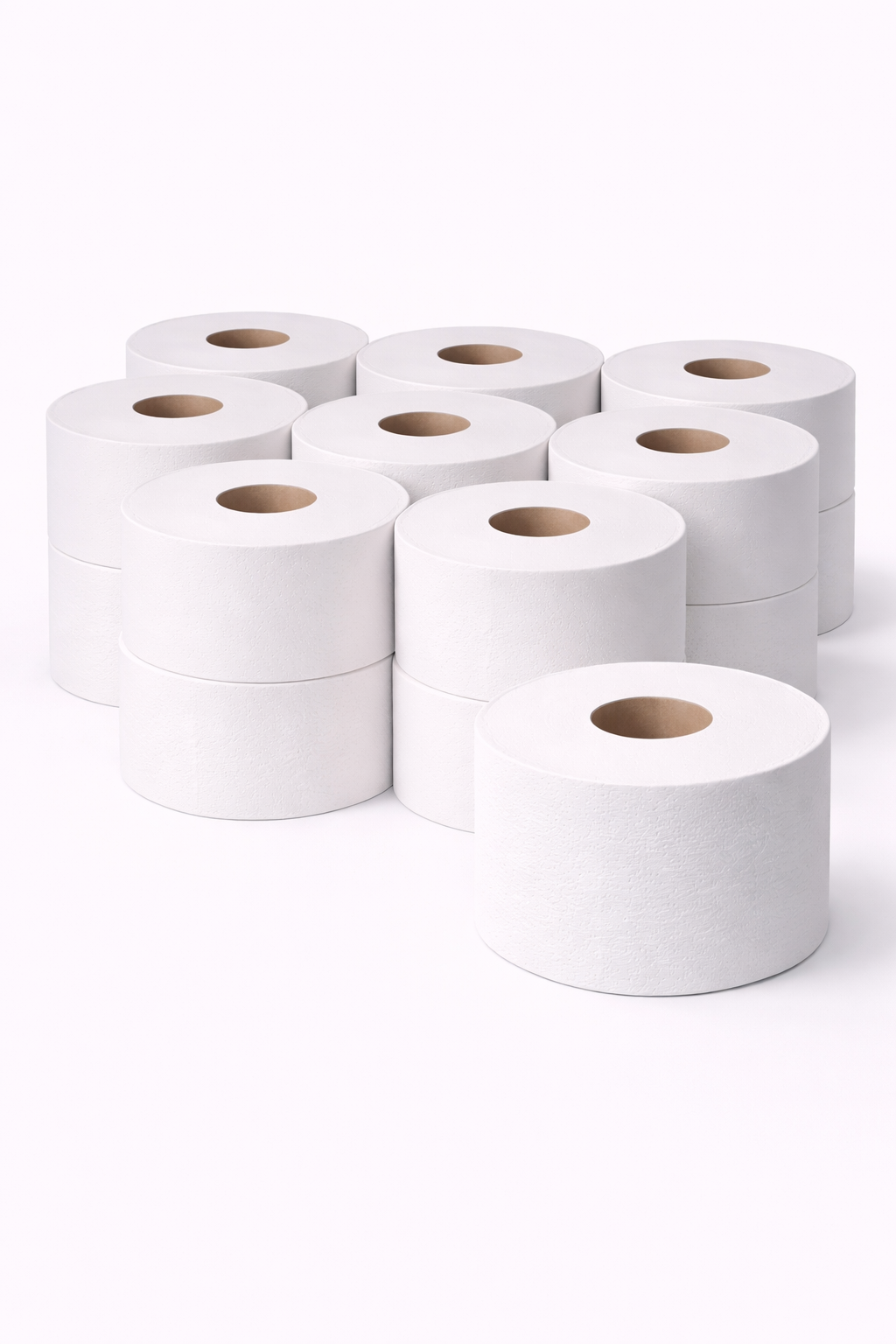 Jumbo Mini Toilet Rolls - 2 Ply 6 cases