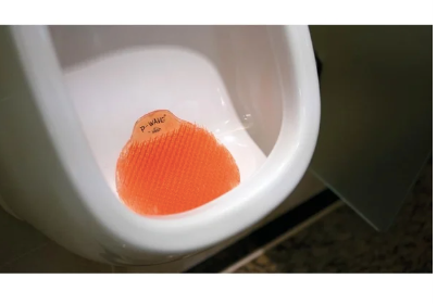 P-Wave Slant6 Urinal Screen Mango 1pcs