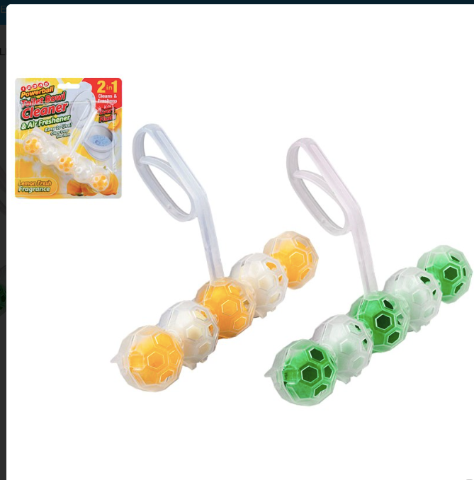 BALL TOILET BOWL CLIP CLEANER