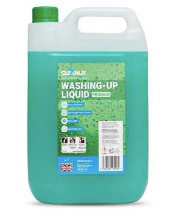 Cleanux Washing Up Liquid Premium 5L