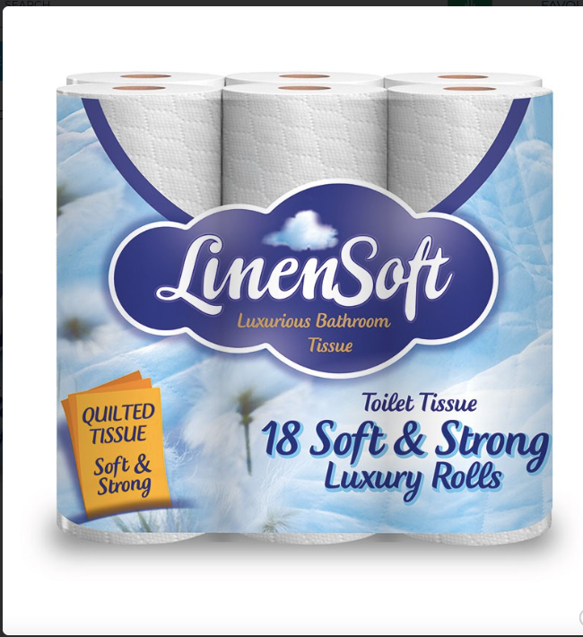 SOFT 18 TOILET ROLLS 2PLY