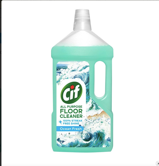 CIF ALL PURPOSE FLOOR CLEANER OCEAN FRESH 1LTR
