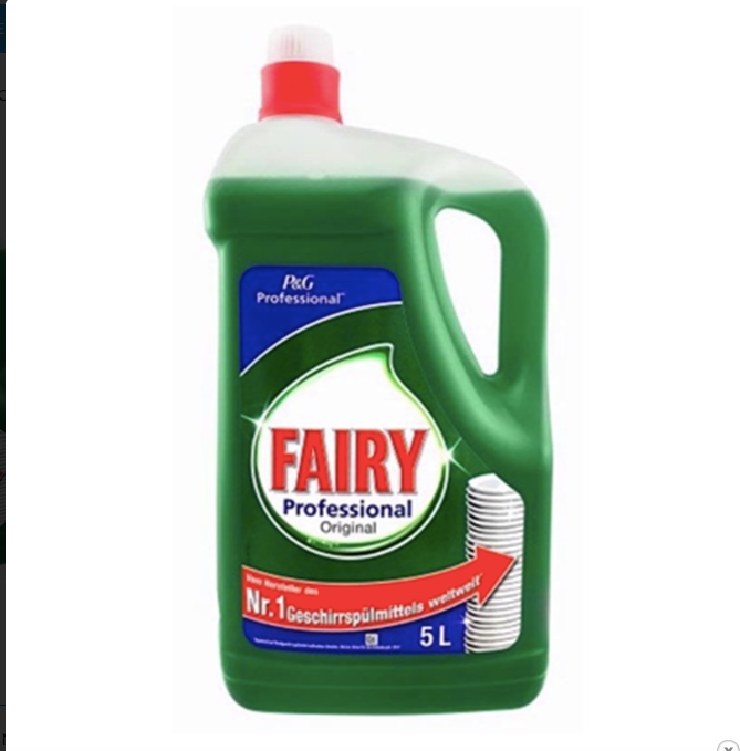 FAIRY WASHING UP LIQUID ORIGINAL 5LTR