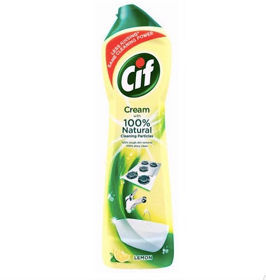 CIF CREAM LEMON 500ML PK6