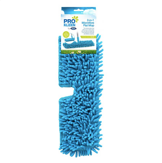 2 IN 1 MICROFIBRE FLAT MOP REFILL CHENILLE