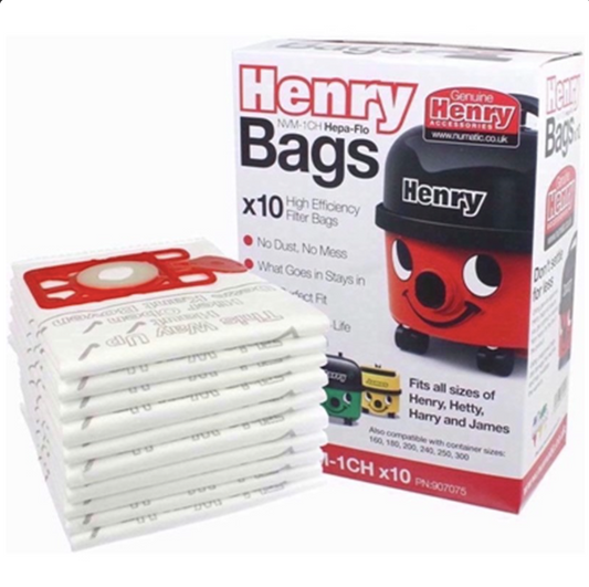 NUMATIC HENRY BAGS PACK 10
