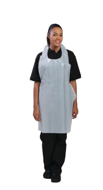 Disposable Bib Aprons White (100 Pack)
