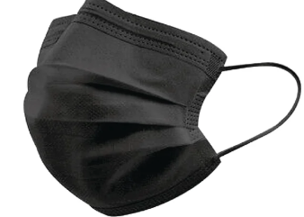 Black Type IIR Front of House Face Masks (50 Pack)
