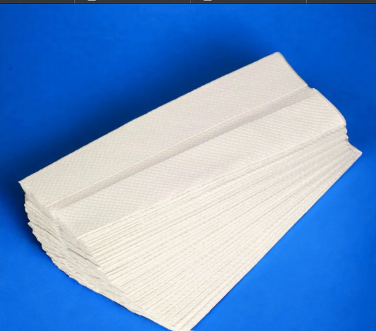 C Fold Paper Hand Towels White 2-Ply (Qty: 1188 TOWELS)